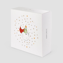 Набор из 3 елочных шаров Farforite «Маленький принц» в подарочной коробке