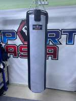 Мешок боксерский Ø35х150см. черно-серая ПВХ