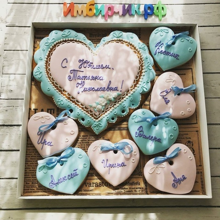 Имбирные пряники День рождения