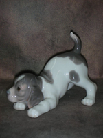 Статуэтка. Фарфор. Собака Щенок. Lladro. Испания