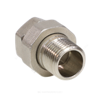 Соединитель латунь никель американка Ду 20 (3/4") прямой ВР/НР VALFEX VF.340.N.034