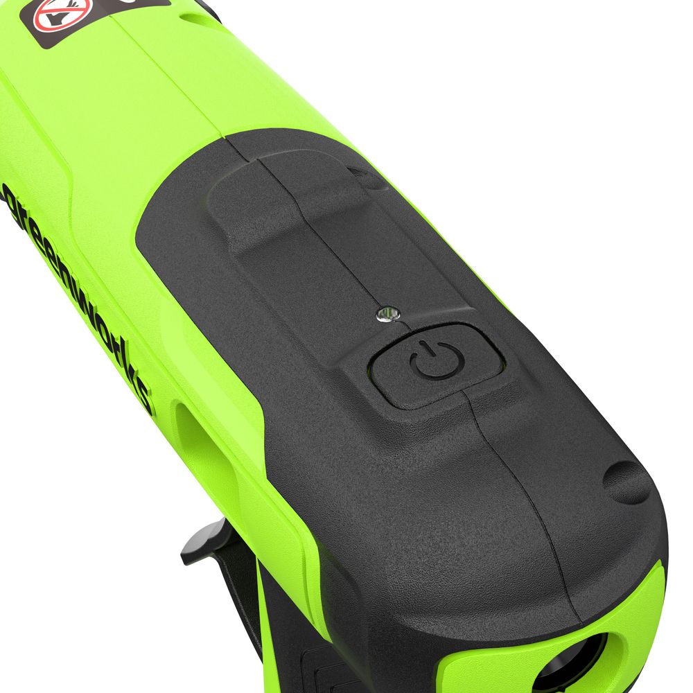 Пистолет клеевой акк. Greenworks G24GLG, 24V, 150°С, нагрев 90 сек, стержни 11 мм, антикапля,1х2Ач,ЗУ,кор (3502207CUA)