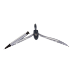 Готовальня 7 пред:циркуль металлич, грифели, ластик, 4 линейки, пласт.футляр