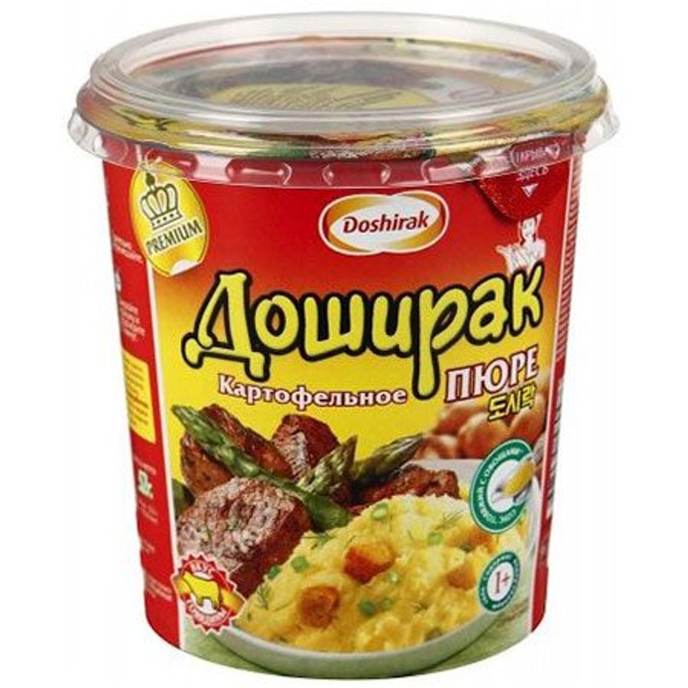 Пюре "Доширак" Премиум со вкусом мяса 52г