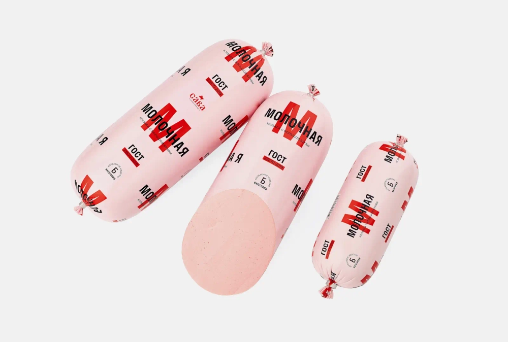 Колбаса Сава Молочная вареная 400г