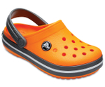 Сабо крокс детские Crocband Blazing Orange Slate Grey