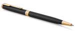 Шариковая ручка Parker Sonnet Slim Core K428, Matte Black GT