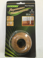 Розетта для труб 26мм "Grace" Дуб темный (пара)