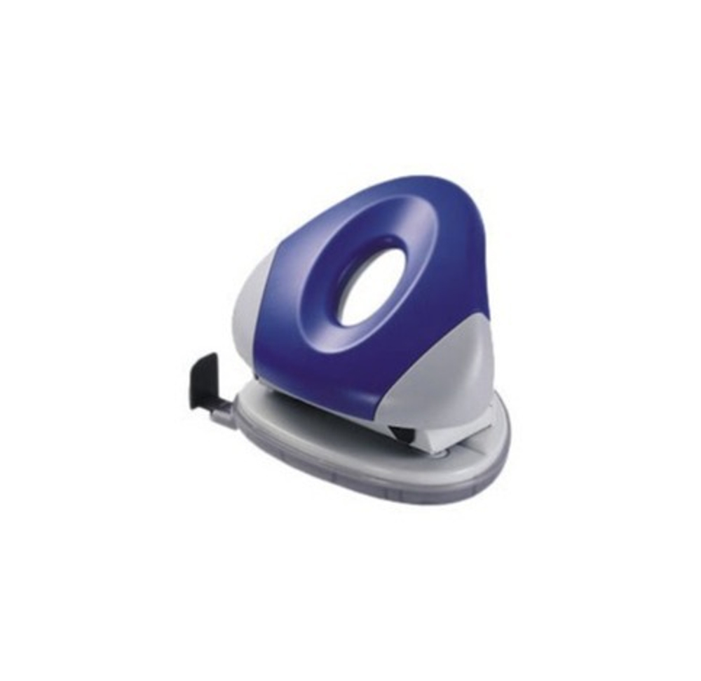 Дырокол 40л. KW-trio UFO Heavy Duty металл, пластик синий, серый 98E0BLU