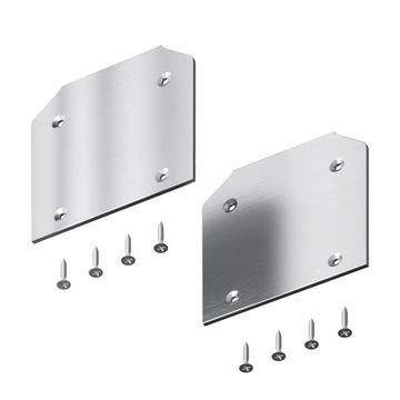 Заглушка торцевая к профилю 2шт TRA010MPEC-21S серебро Gravity Maytoni