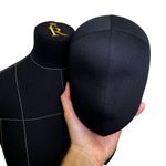 Голова для манекена Моника, размер M, на магните, черная