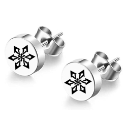 Серьги "Genshin Impact / Геншин" (Круглые гвоздики)