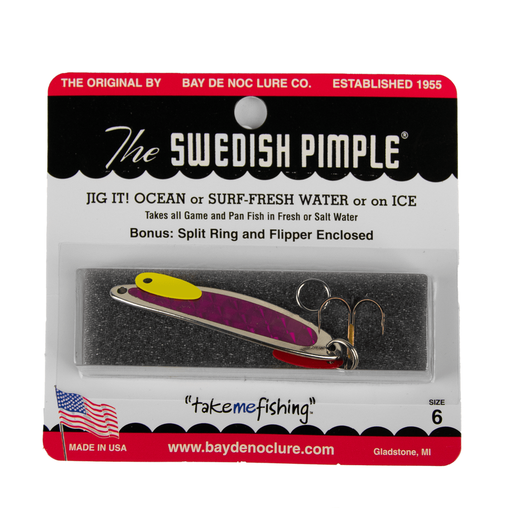 Блесна Bay de Noc Swedish Pimple #6 (57мм, 14гр)