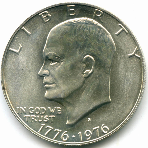 1 доллар 1976 (S). США"200-летие Декларации независимости" UNC