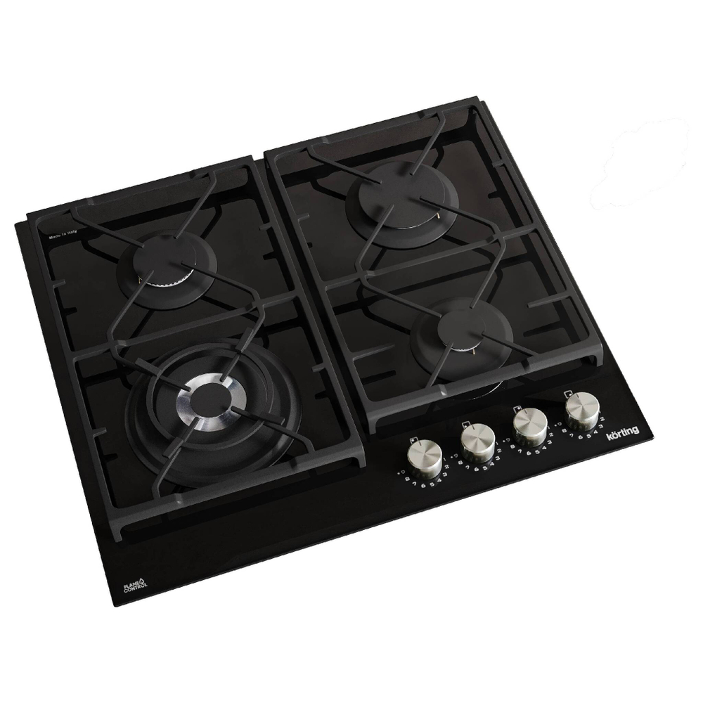 Газовая стеклянная варочная панель Korting HGG 6987 CTN FLC