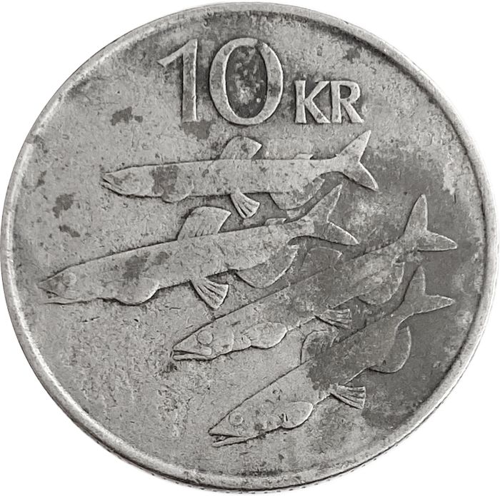 10 крон 1984-1994 Исландия