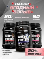Протеин сывороточный, набор из 3 банок Protein Whey