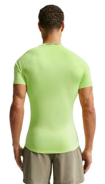 Компрессионная одежда Nike Pro Dri-FIT Tight Short-Sleeve Fitness - light liquid lime/black