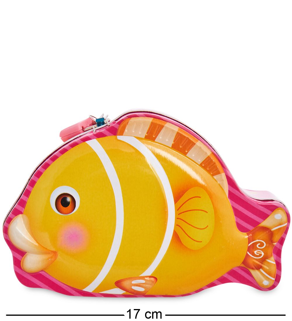 BX- 77/2 Металлическая копилка «Рыба»