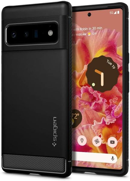 Чехол Spigen Rugged Armor для Google Pixel 6 Pro (2021) - Matte Black