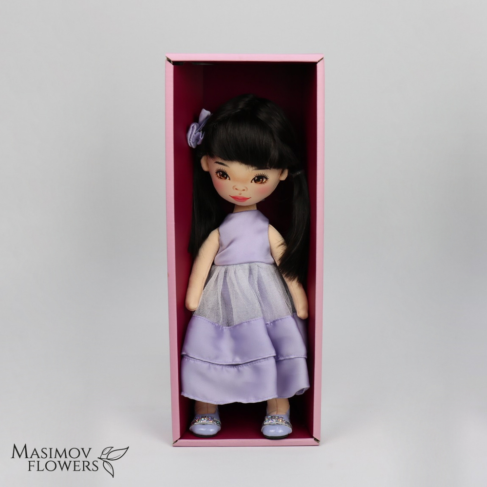 Кукла Лилу в сиреневом платье