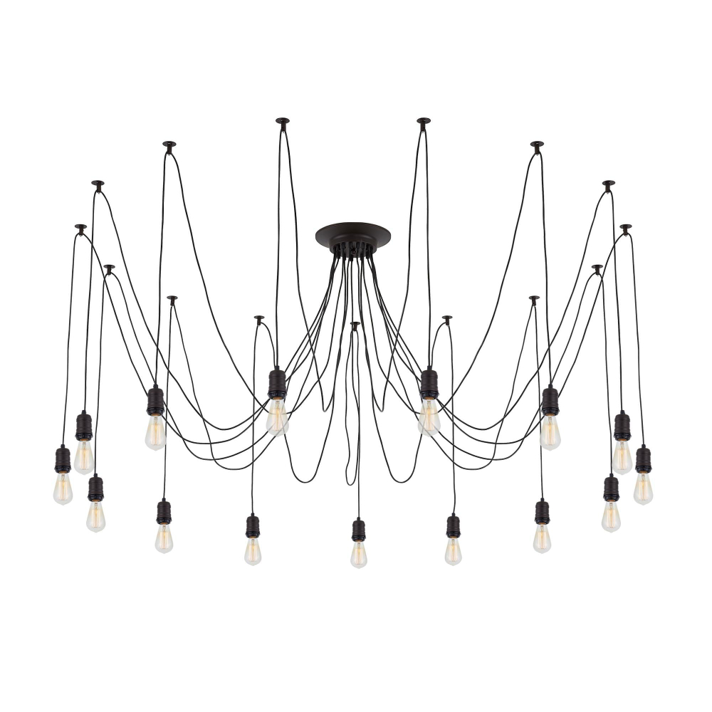 Citilux Эдисон CL451152 Люстра паук Венге