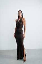 Платье EVELYN, шоколадный