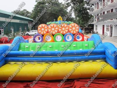 Надувная полоса препятствий "Дачные приключения"