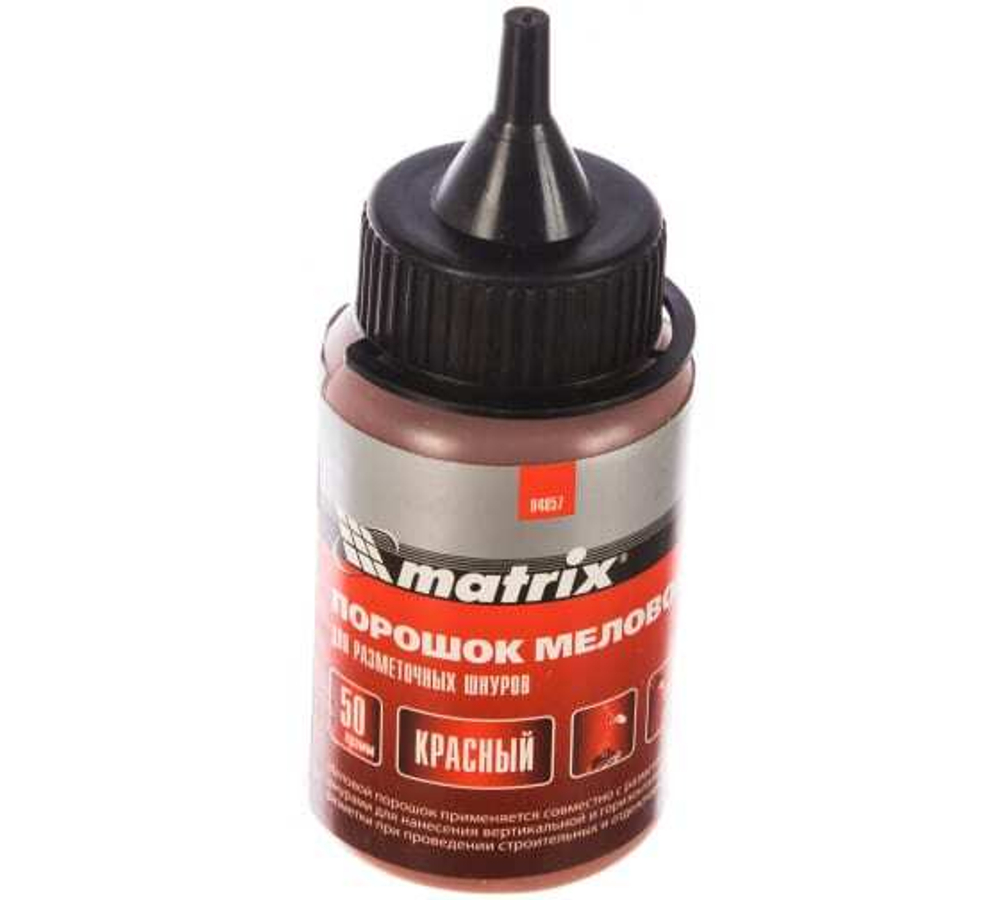 ПОРОШОК МЕЛОВОЙ MATRIX Д/РАЗМЕТ. ШНУРОВ 50Г КРАСНЫЙ 84857