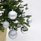 Набор пластиковых шаров Гамма 46 шт, серебро, Christmas DeLuxe (88021)