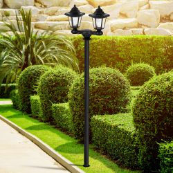 ERASV01-01 ЭРА ЭРА Садовый светильник на солнечной батарее, пластик, черный, 150 см | Садовые декоративные светильники