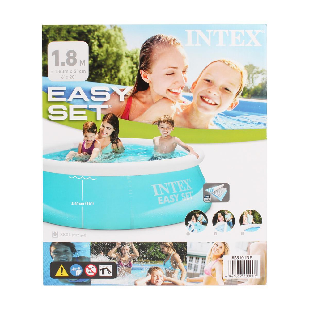 Бассейн надув. Easy Set 183*51 см от 3-х лет 28101/720662/54402(Intex)