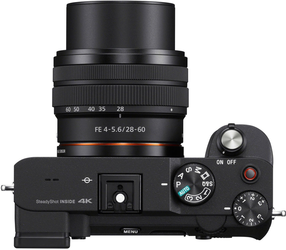 Беззеркальный фотоаппарат Sony Alpha ILCE-7CL Kit с объективом FE 28-60mm f/4-5.6, черный