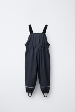 ZARA ПРОРЕЗИНЕННЫЙ КОМБИНЕЗОН WATER RESISTENT, МОРСКОЙ СИНИЙ