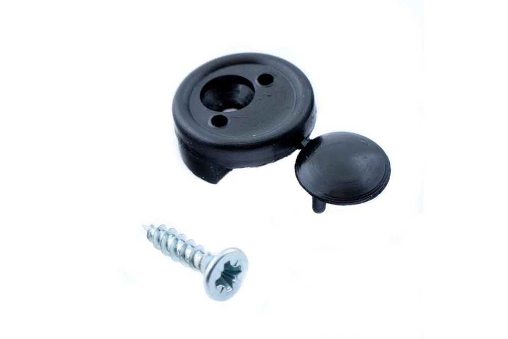 ЗЕРКАЛОДЕРЖАТЕЛЬ СТРОЙБАТ ПЛАСТ.С ШУР. (ЧЕРНЫЙ 8 ШТ)