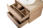 Тумба с раковиной и столешницей BelBagno KRAFT 60 Rovere Tabacco