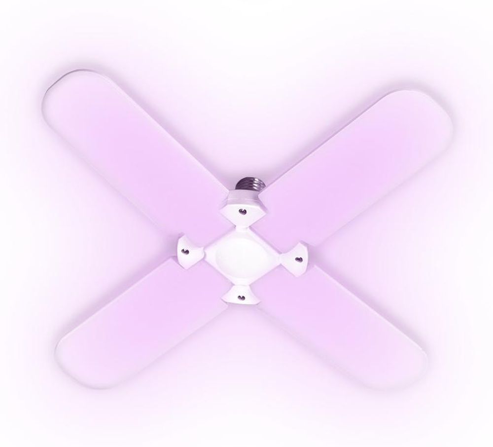 Лампа светодиодная PPG T95-4p AGRO 36Вт FR E27 4 лепестка с поворотом 90град. для растений красн. 650нм/син. 450нм Pro JazzWay 5043350