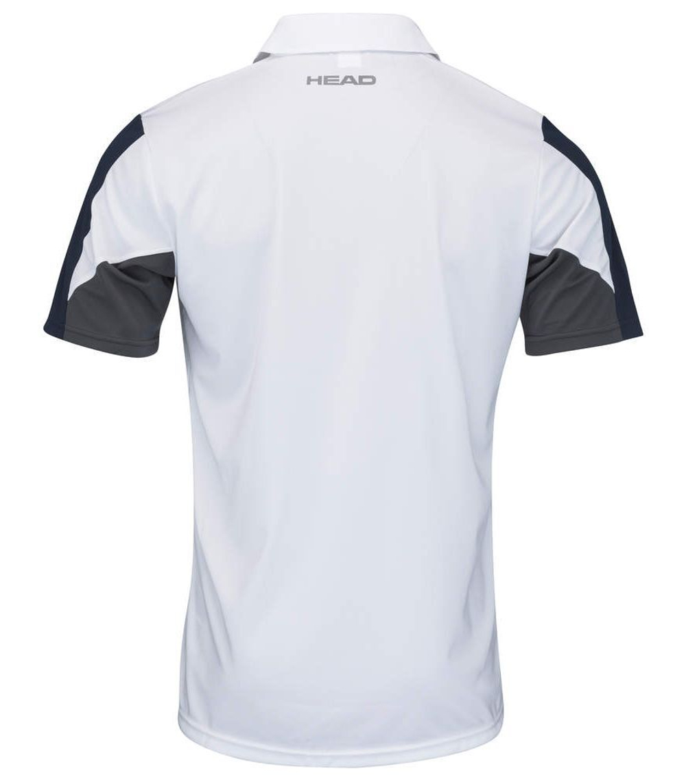 Мужское теннисное поло Head Club 22 Tech Polo Shirt M - белый