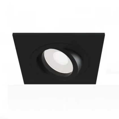 Светильник встраиваемый Vaes MARS Q1, чёрный, поворотный, цоколь GU10