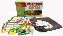 Настольная игра Нескучное лото Что где растет