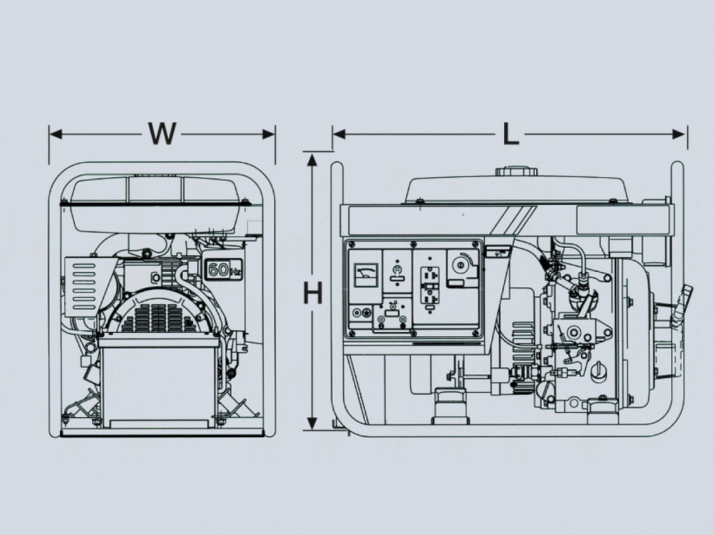 Дизельный генератор Yanmar YDG 2700 N-5EB2 electric — Фото №2 