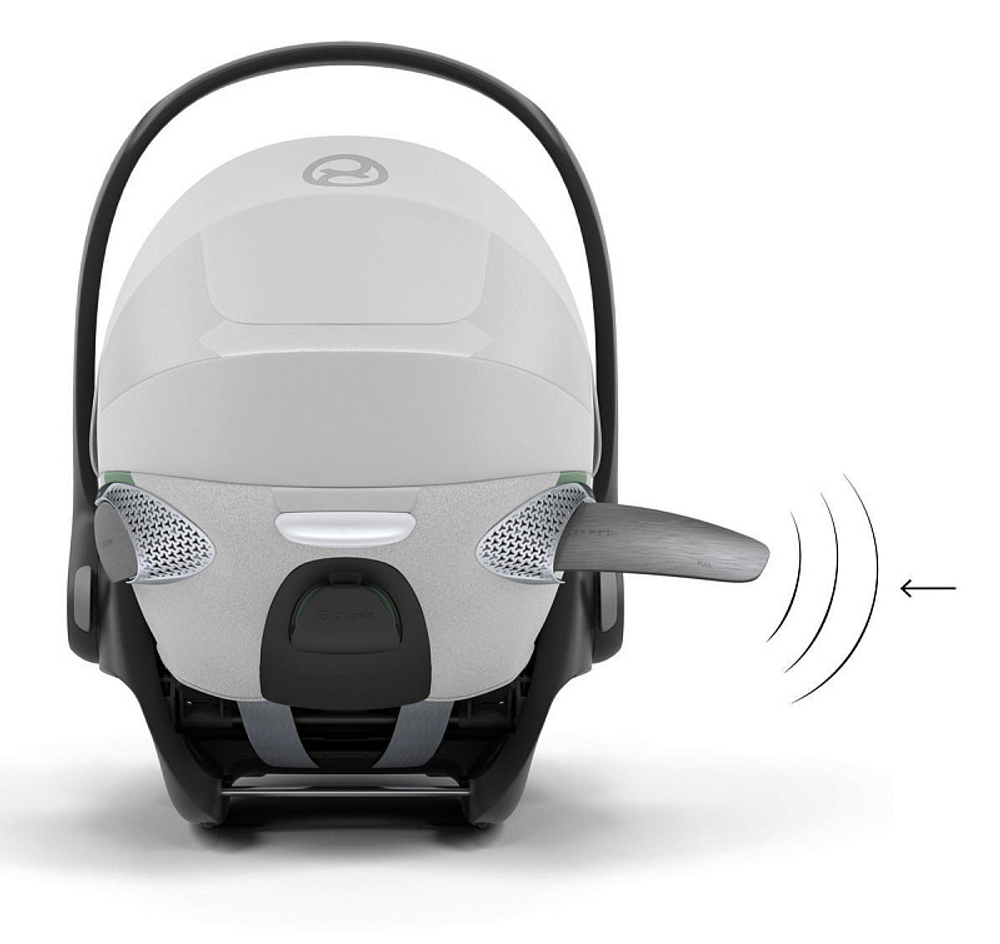 Коляска 3 в 1 Cybex Priam IV Chrome Brown complete и автокресло Cloud T i-Size Platinum White Plus Leaf Green