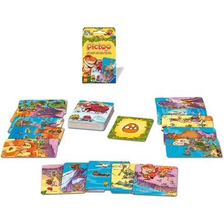 Детская карточная игра Ravensburger PICTOO Dino 247929 247929