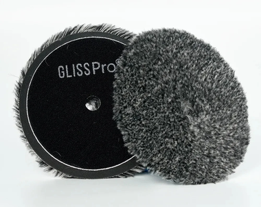 GlissPro круг стриженный мех серый 125мм