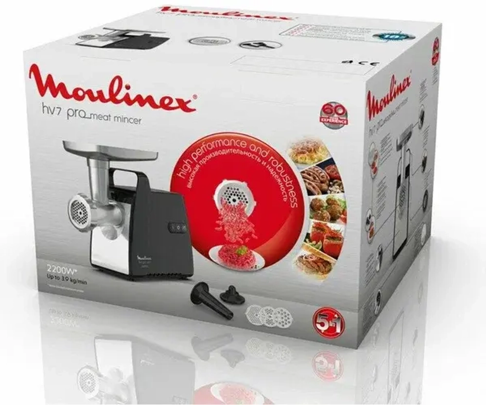Электромясорубка Moulinex HV7 Pro ME556810 (q)