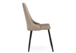 Стул на металлокаркасе Кора бежевый / черный