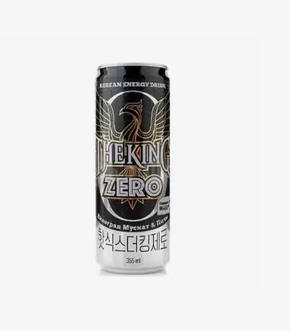 Напиток безалкогольный энергетический The King Zero, 355 мл