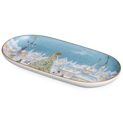 БЛЮДО ОВАЛЬНОЕ LEFARD "СНЕЖНАЯ КОРОЛЕВА" 20,5 СМ (КОР=60ШТ.)