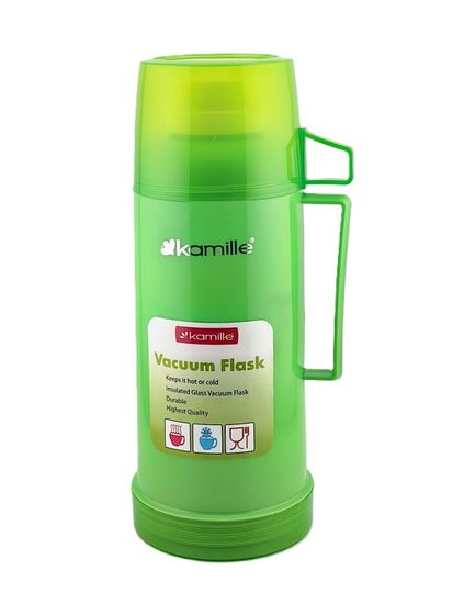 Термос 600 мл. со стеклянной колбой Kamille KM 2071 пластиковый корпус