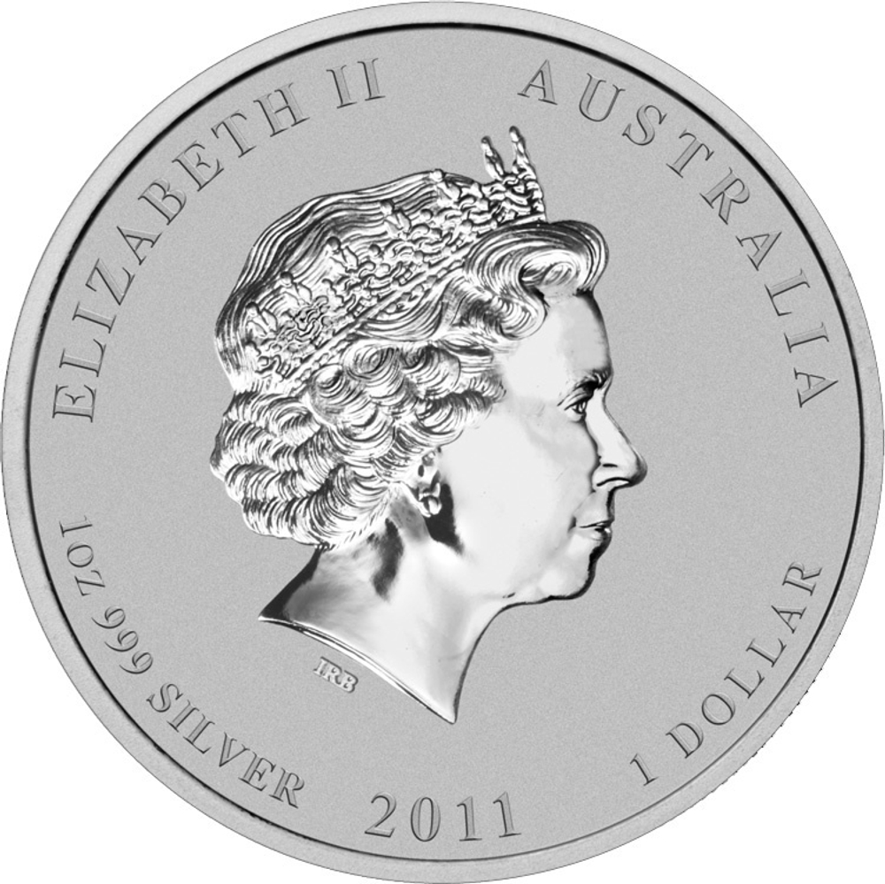 1 доллар. Год Кролика. Австралия. 2011 год